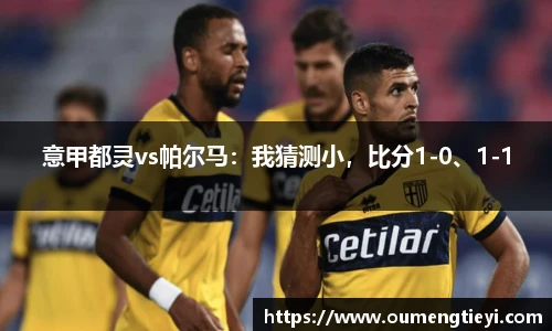 意甲都灵vs帕尔马：我猜测小，比分1-0、1-1